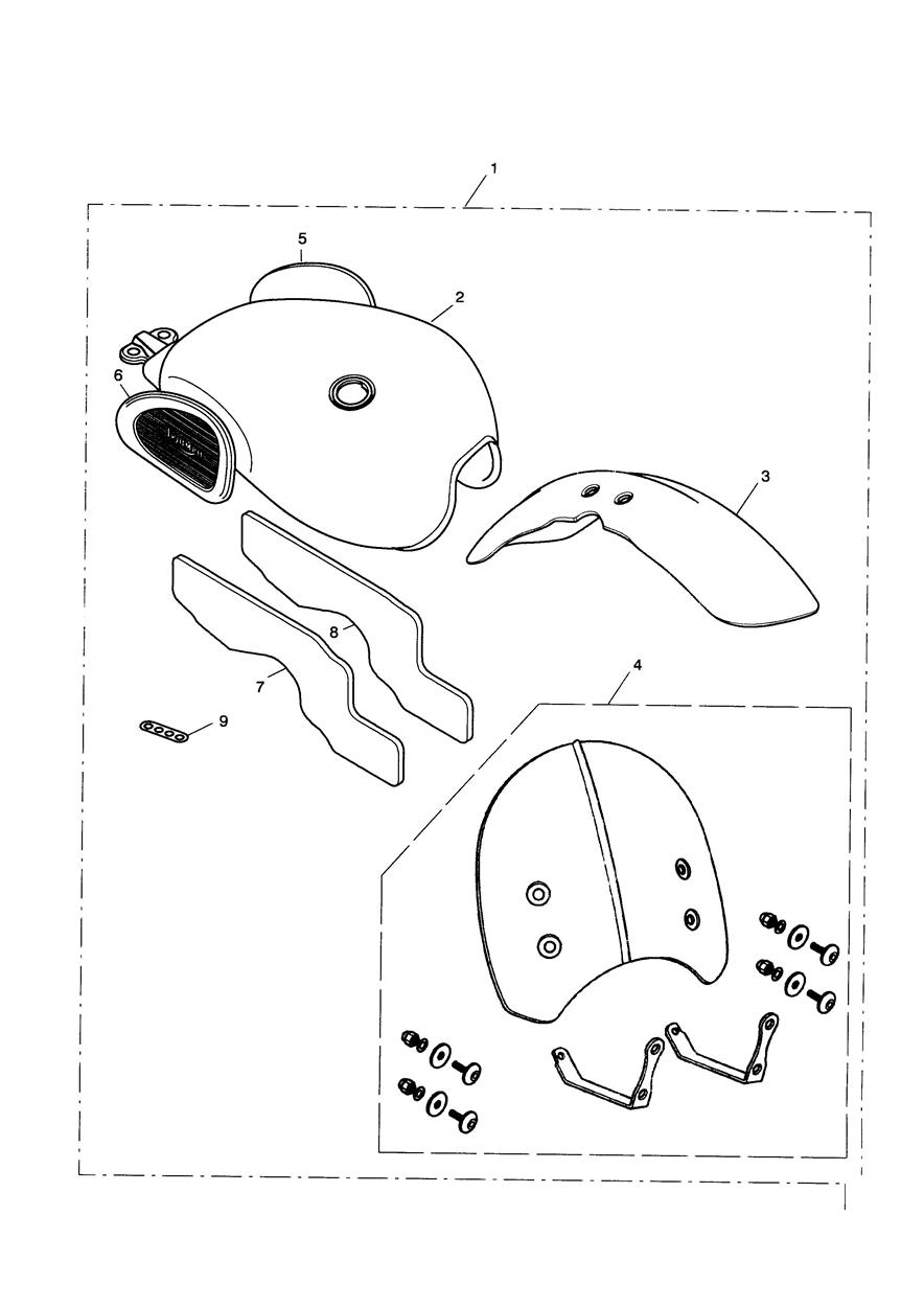 Custom Paint Kit exploded diagram