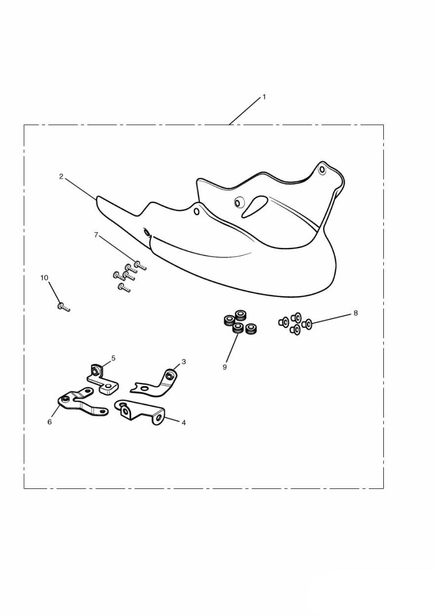 Bellypan Kit DE,NL,NZ, & UK exploded diagram