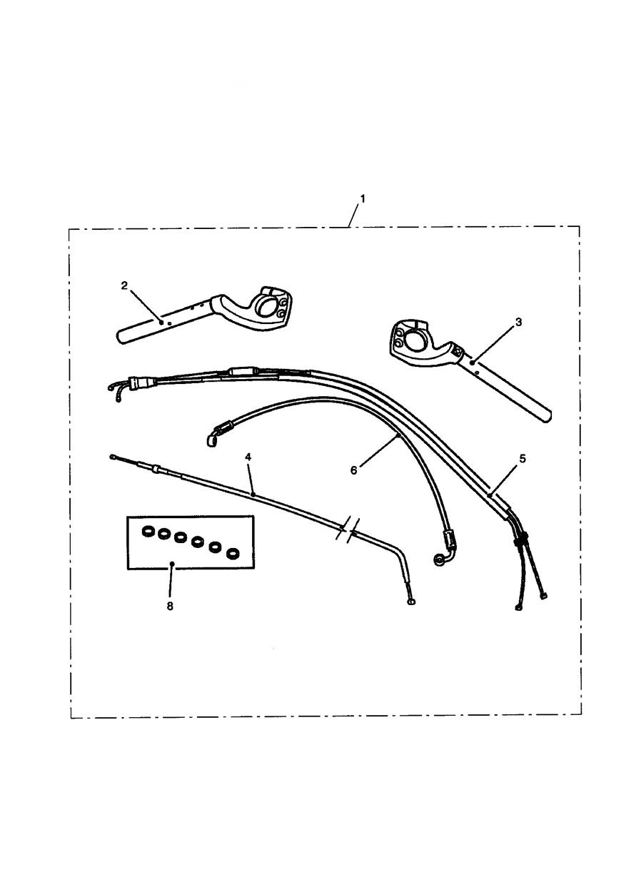 Handlebar Kit, High exploded diagram
