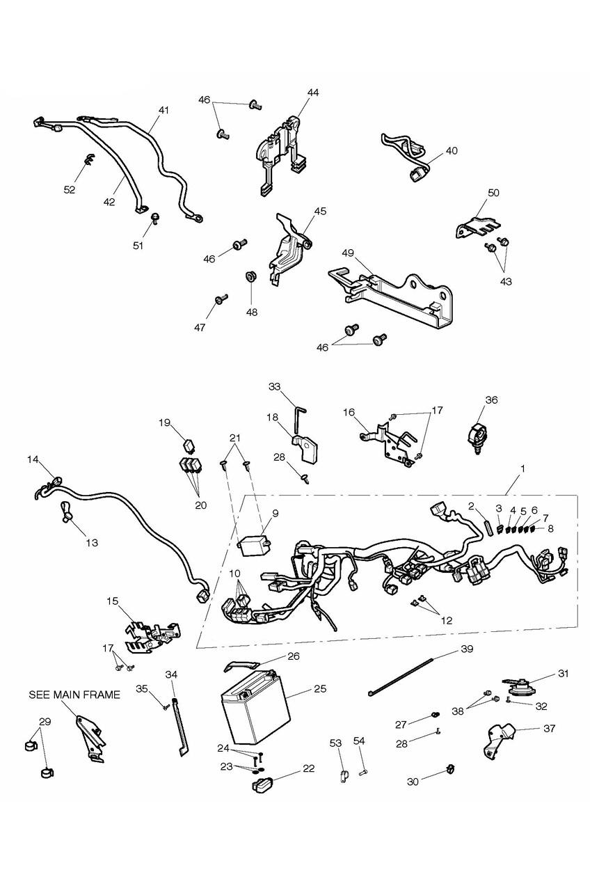 Electrical Equipment exploded diagram