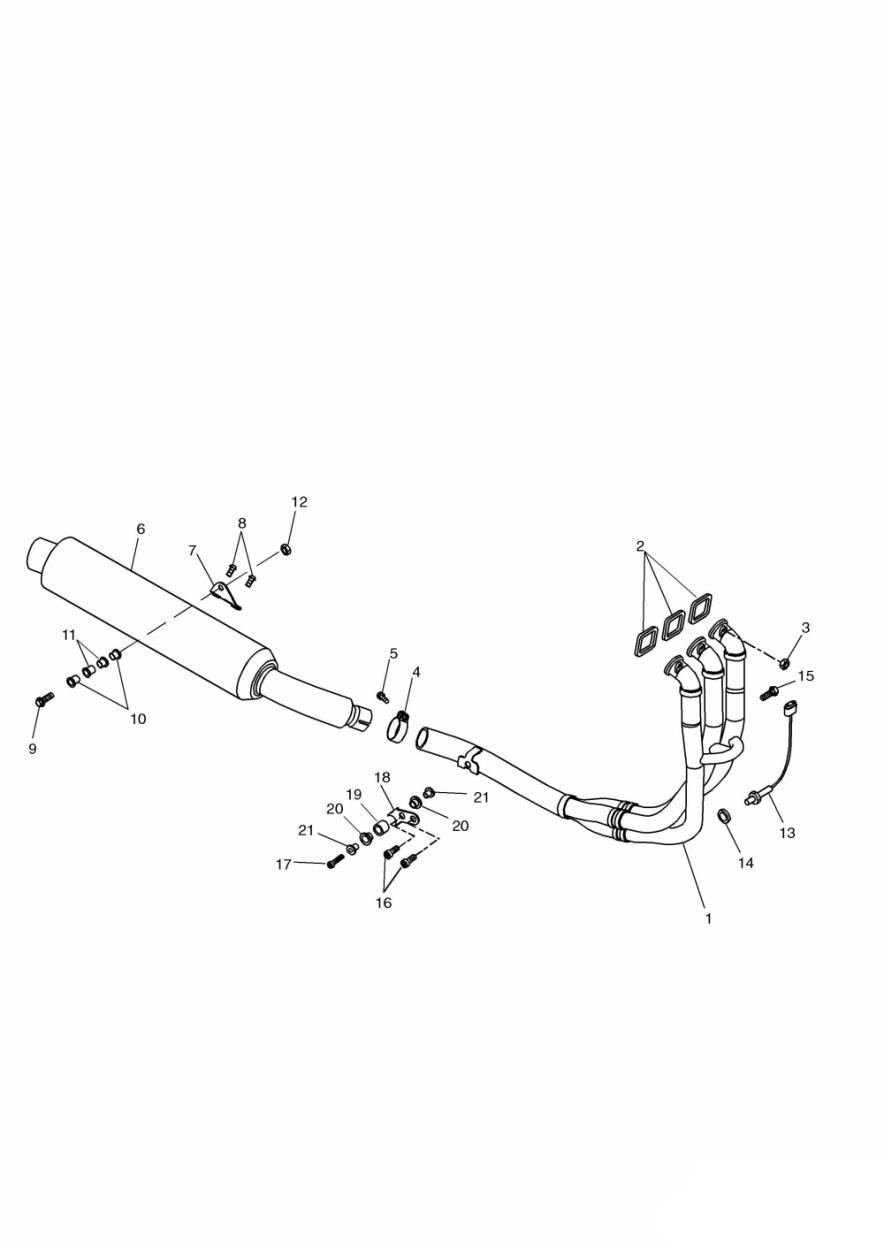 Exhaust System exploded diagram