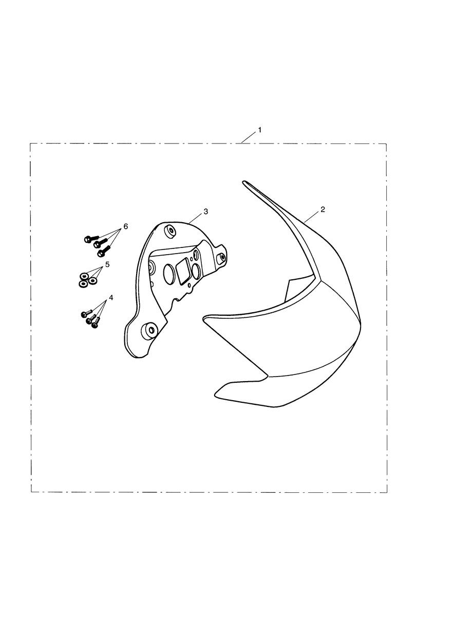 Flyscreen Kit exploded diagram