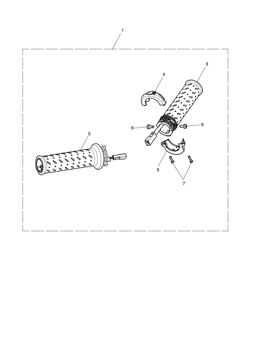 Heated Grip Kit exploded diagram