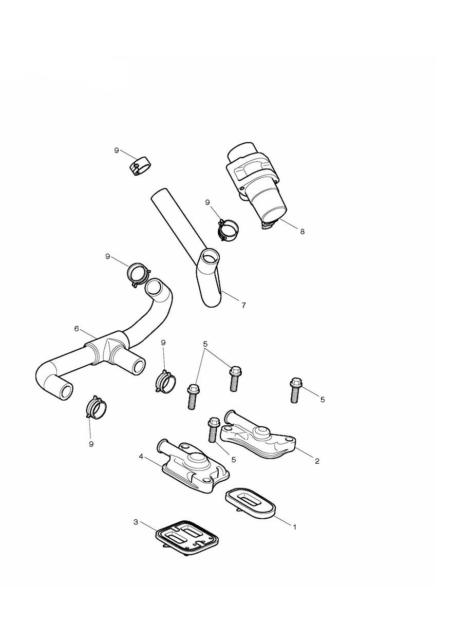 Emissions Control exploded diagram
