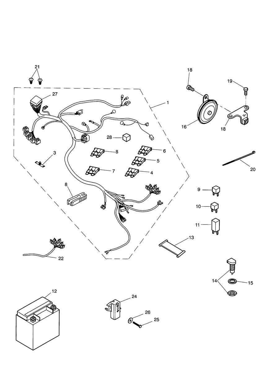 Electrical Equipment exploded diagram