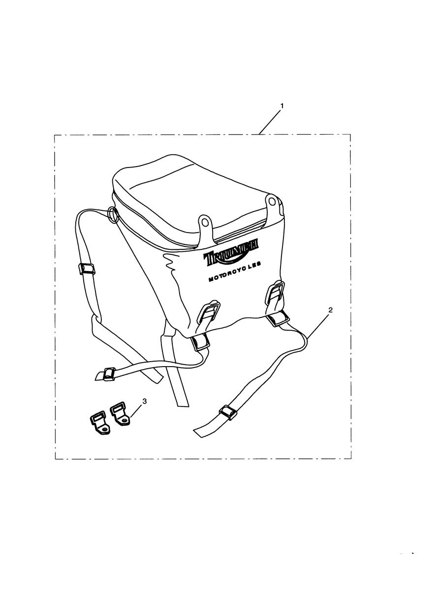 Tank Bag exploded diagram