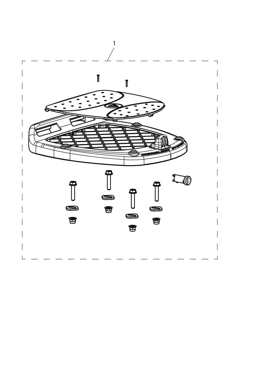 Mounting Kit, Top Box exploded diagram