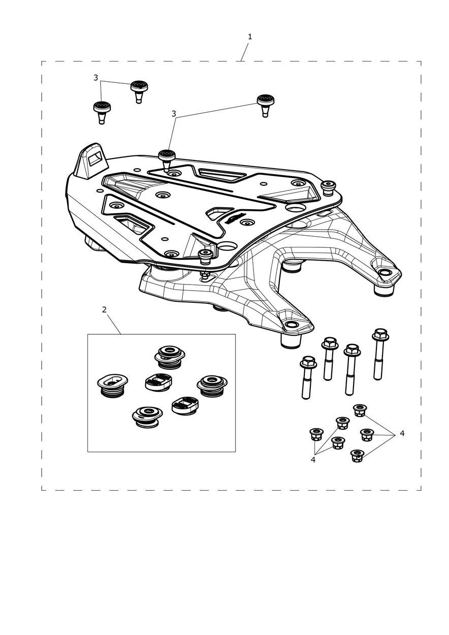 Sliding Carriage Kit exploded diagram