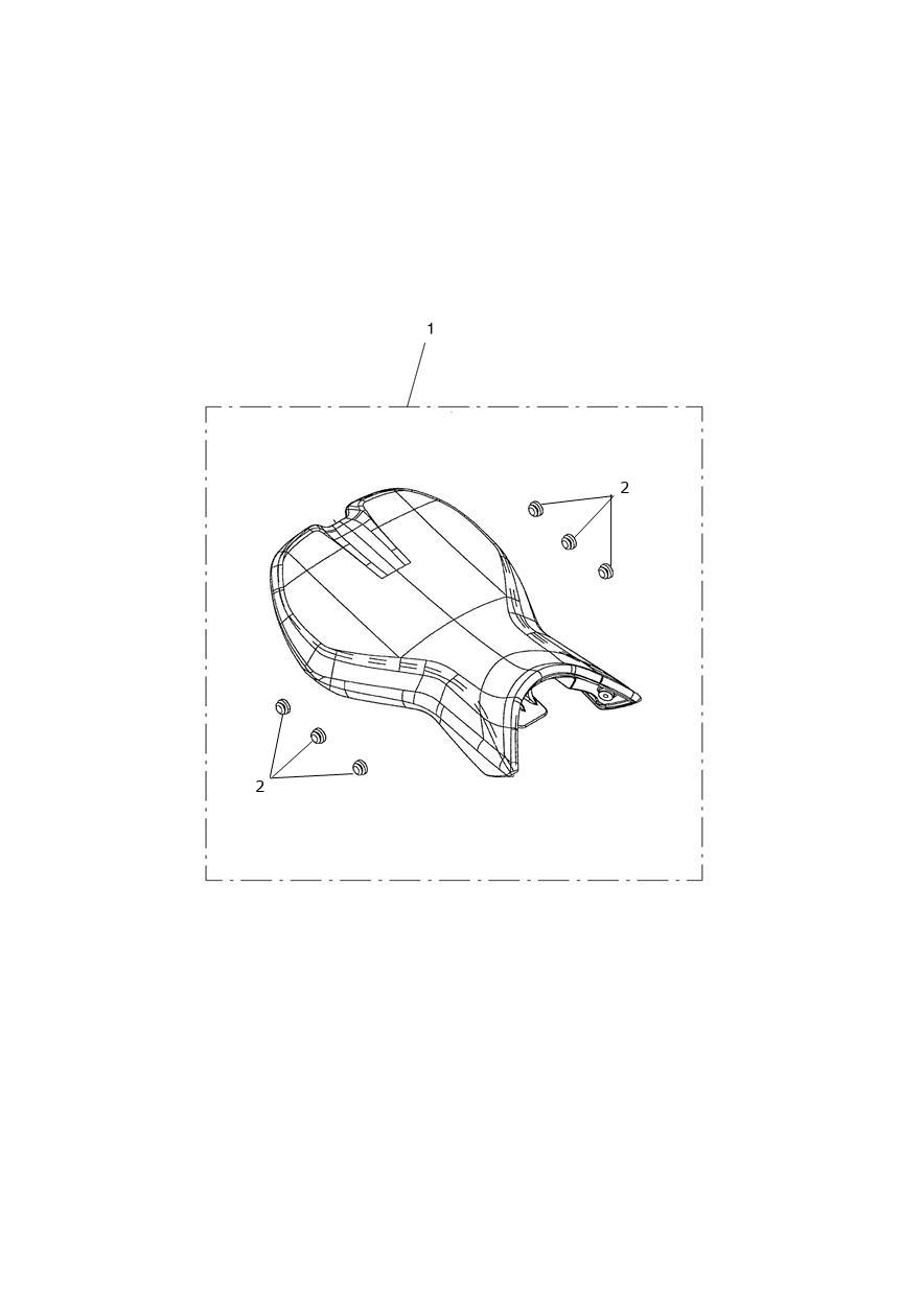 Rider Seat, Comfort, Standard exploded diagram
