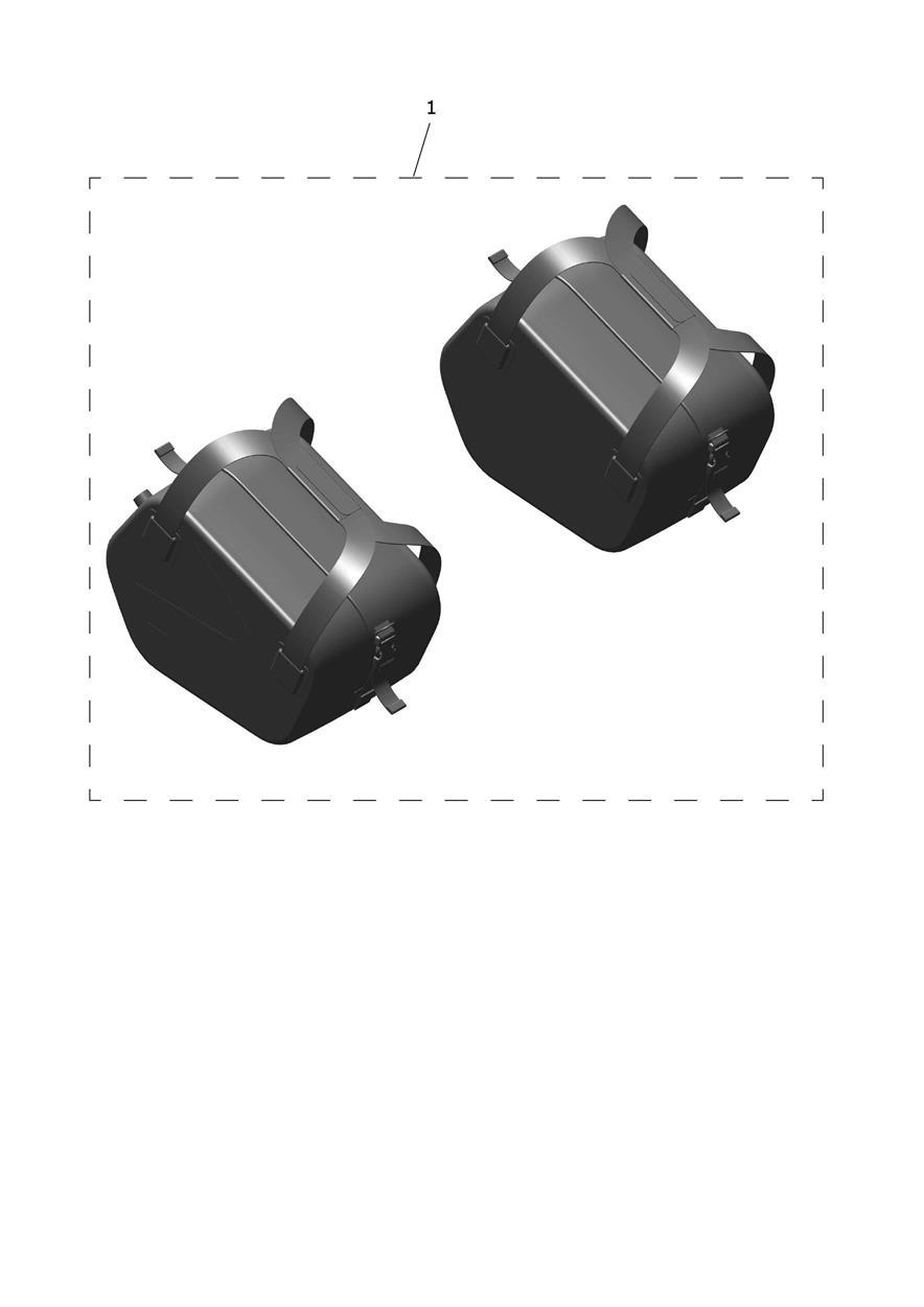 Pannier Inner Bags, Kit exploded diagram