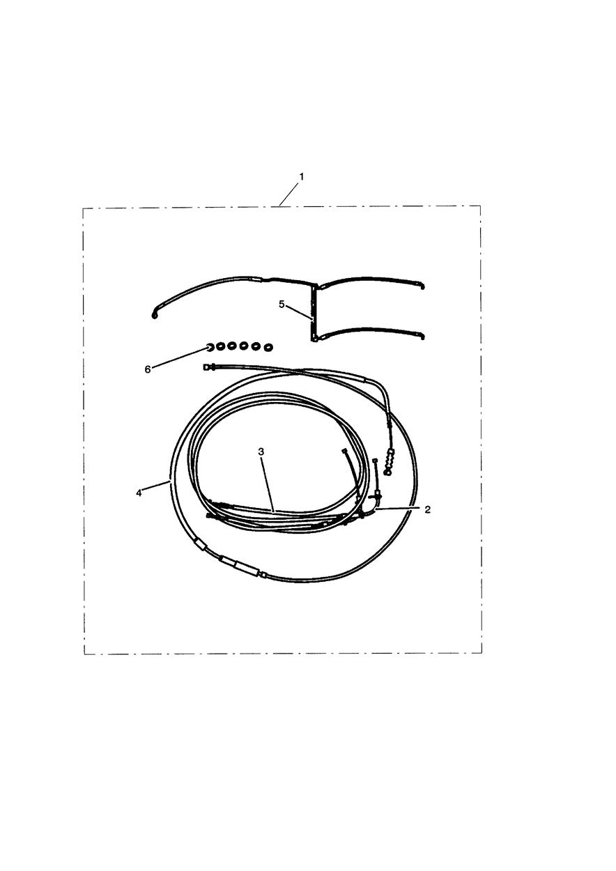 Extended Cable Kit exploded diagram