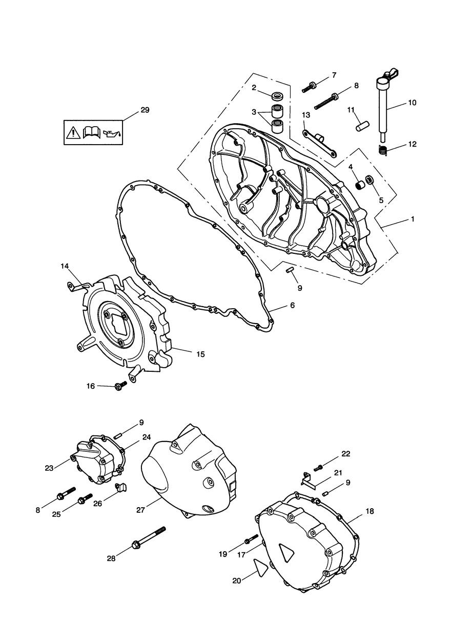 Engine Covers exploded diagram