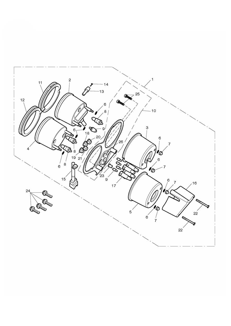 Instruments exploded diagram