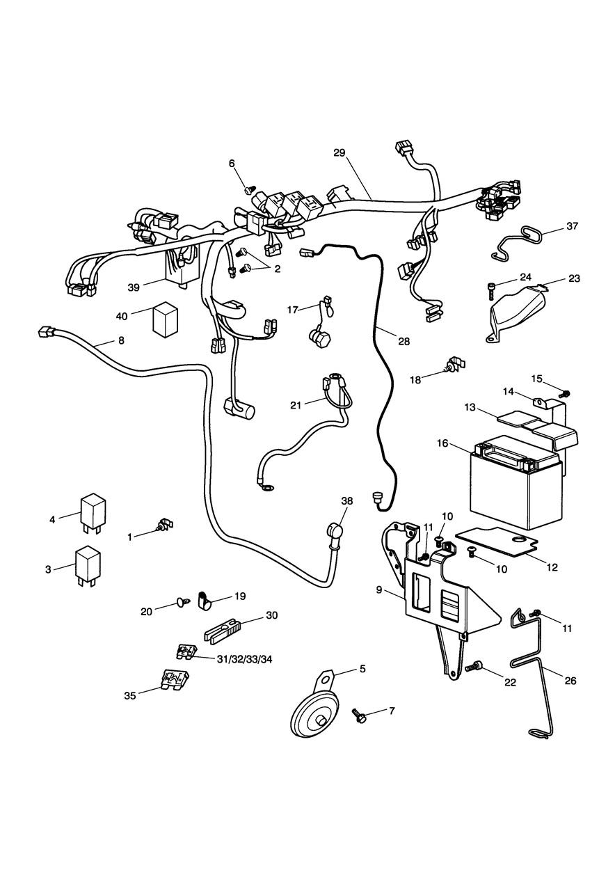 Electrical Equipment exploded diagram
