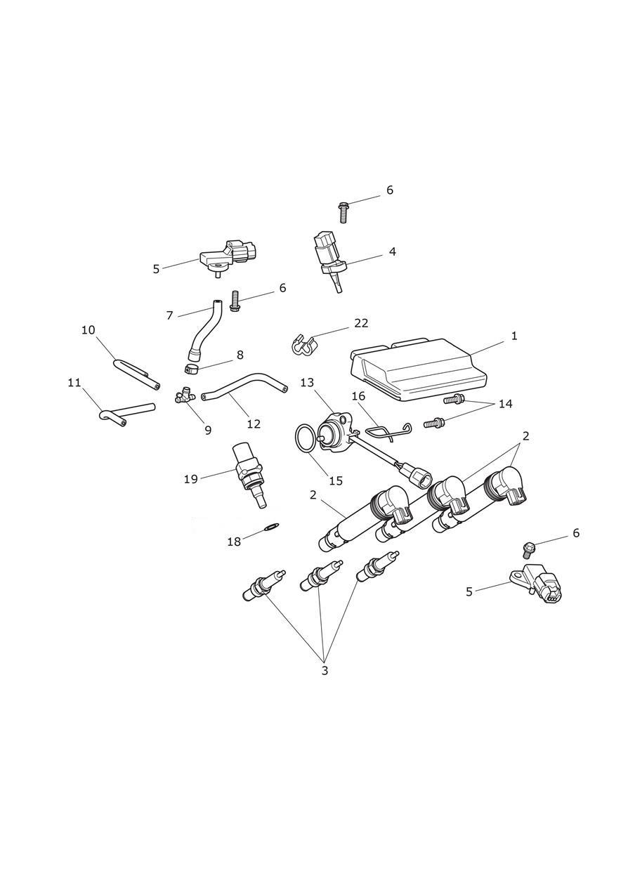 Engine Management System exploded diagram
