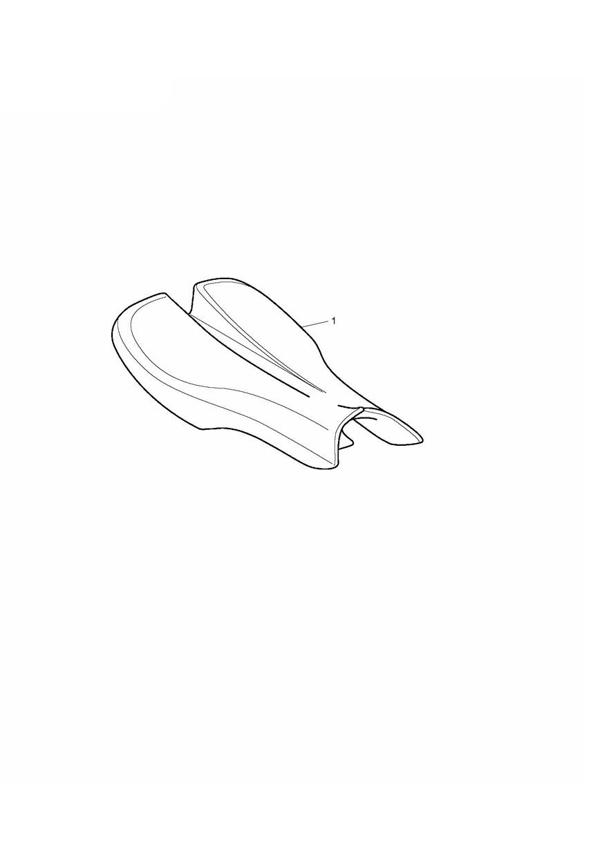 Gel Seat, Rider exploded diagram