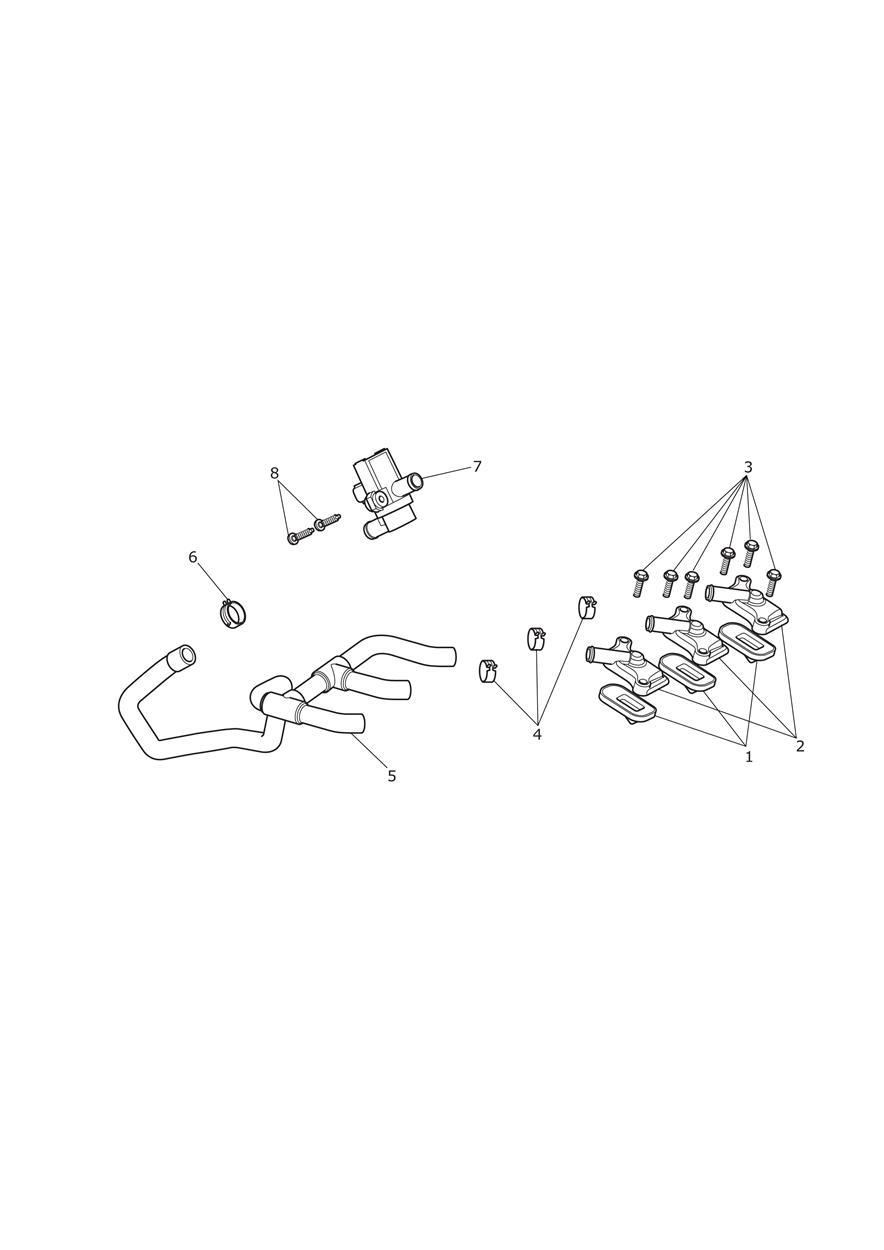 Emissions Control exploded diagram