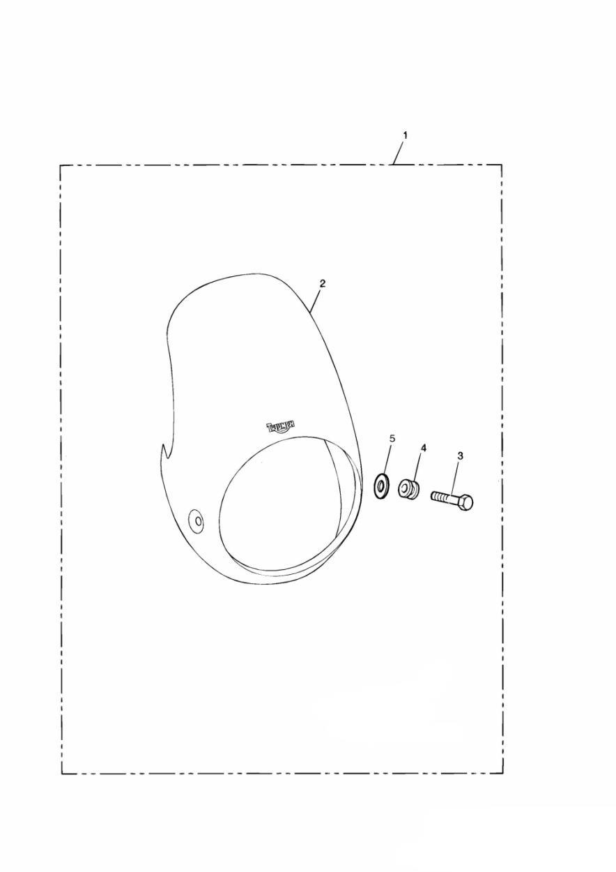 Flyscreen exploded diagram