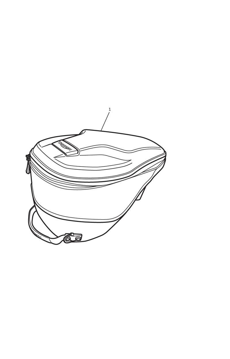 Tank Bag, 15L exploded diagram
