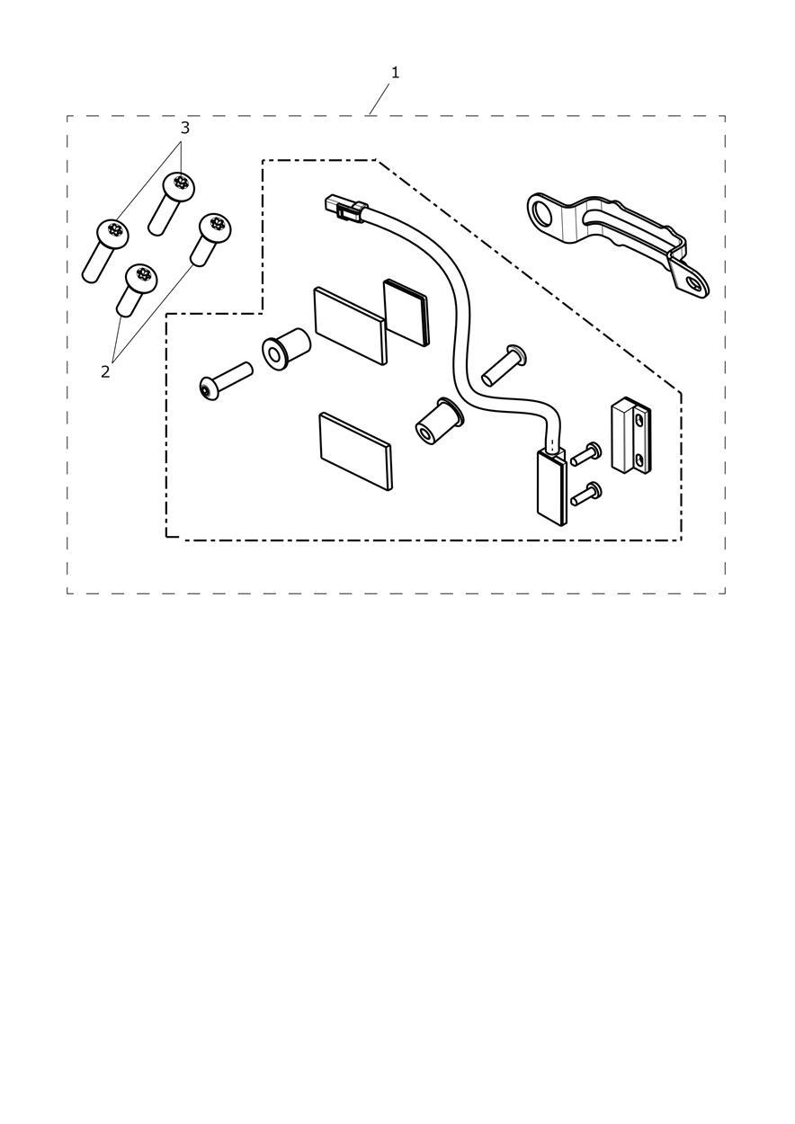 Fitting Kit, Alarm exploded diagram