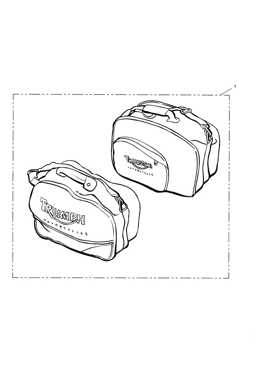 Inner Bags, Panniers exploded diagram