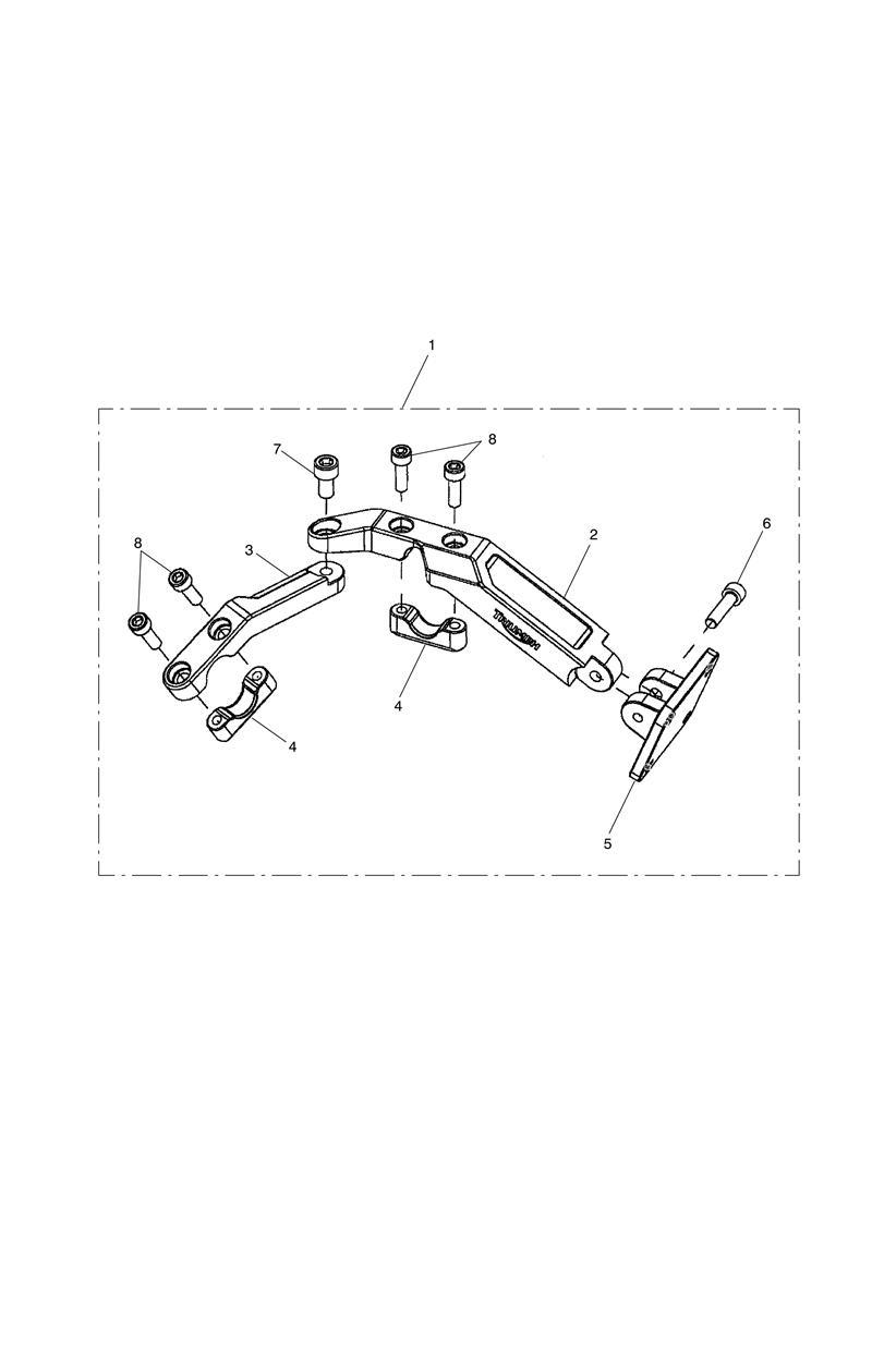 GPS Mount Kit exploded diagram
