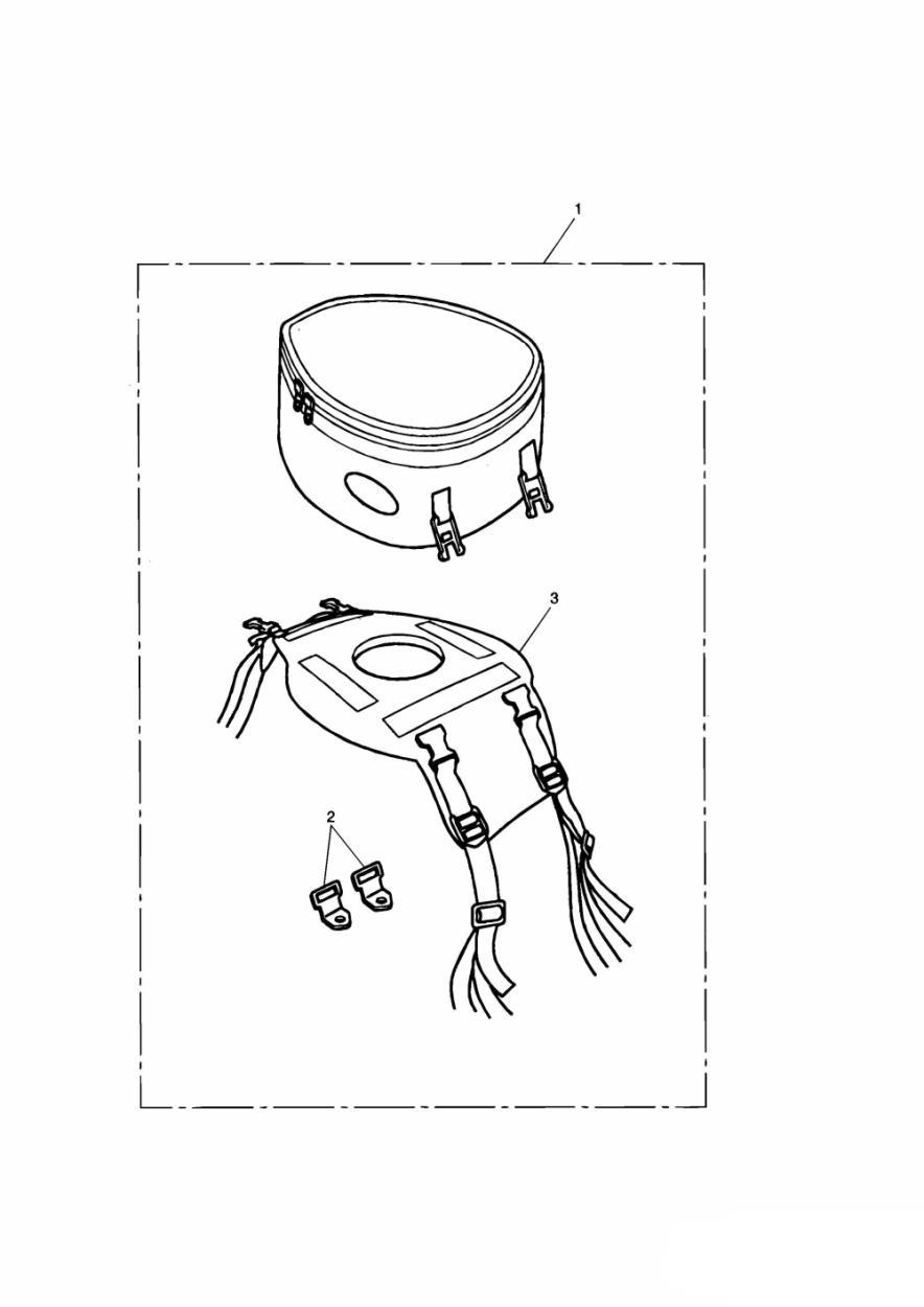 Tank Bag exploded diagram