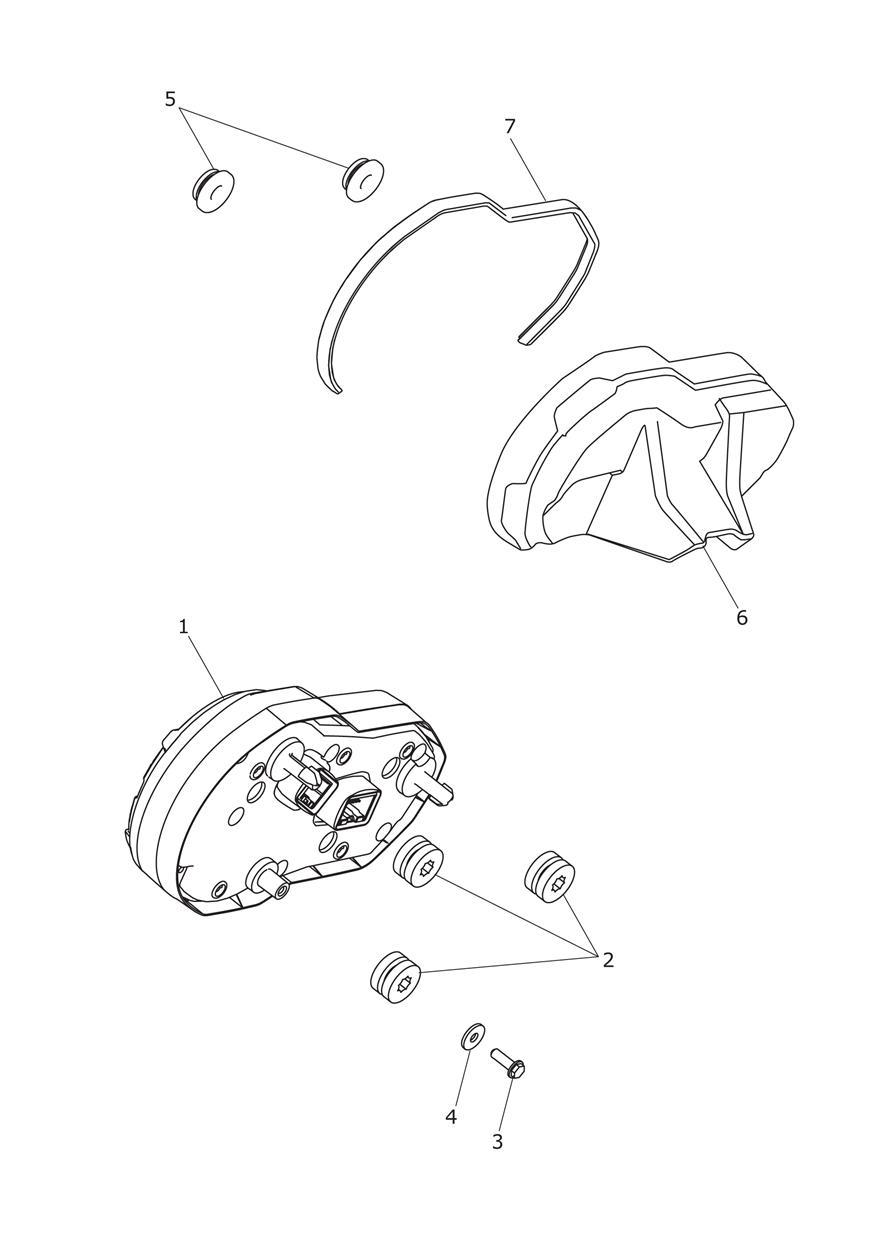 Instruments exploded diagram