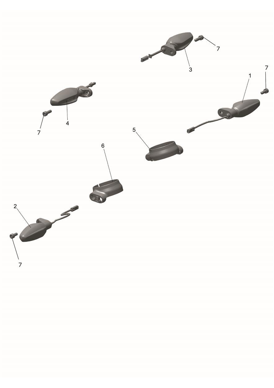Indicators exploded diagram