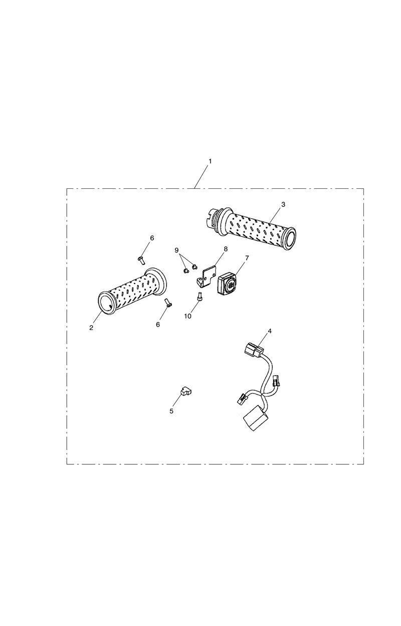 Heated Grip Kit exploded diagram