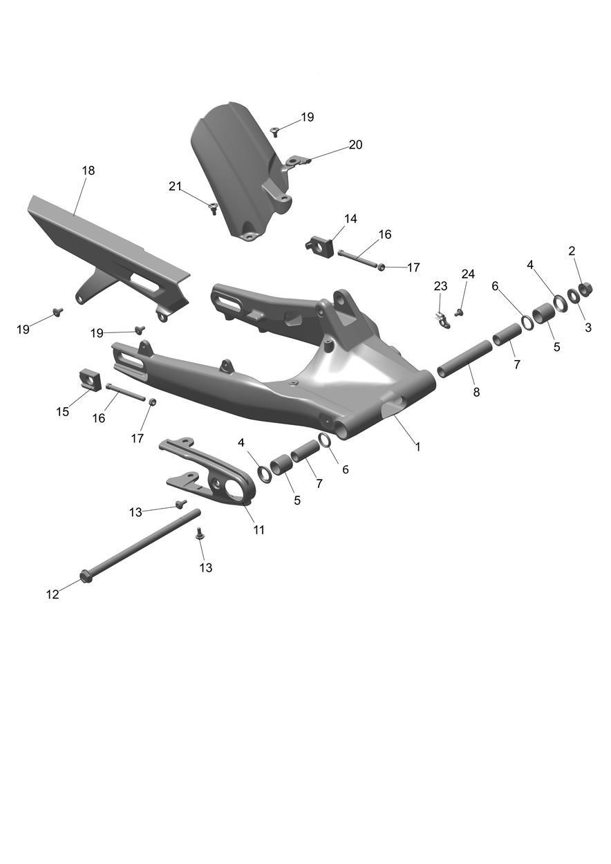 Swinging Arm exploded diagram