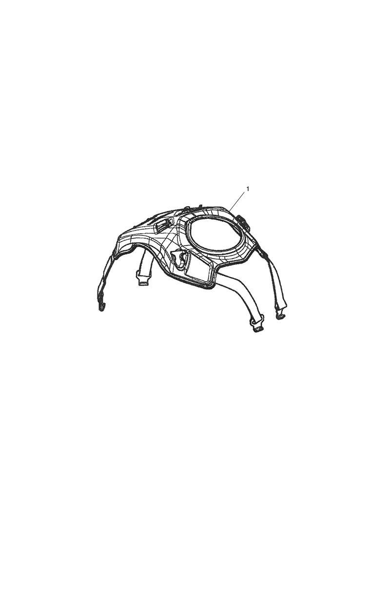 Harness, Tank Bag exploded diagram