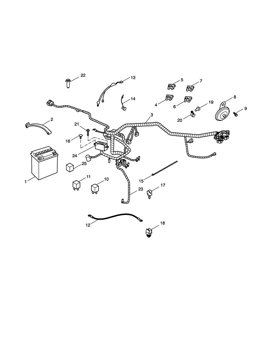 Electrical Equipment Bonneville exploded diagram