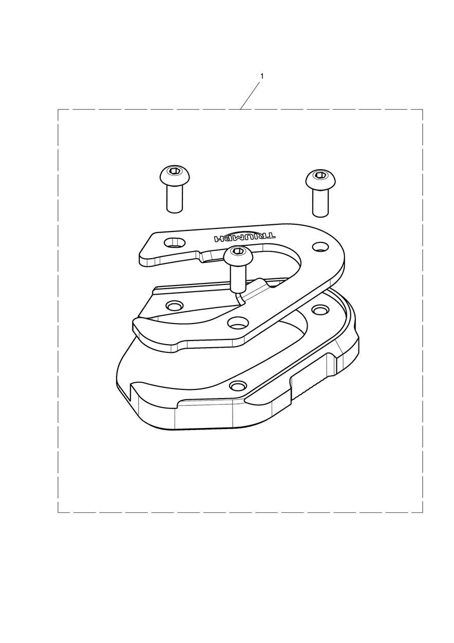 Base Extension, Side Stand exploded diagram