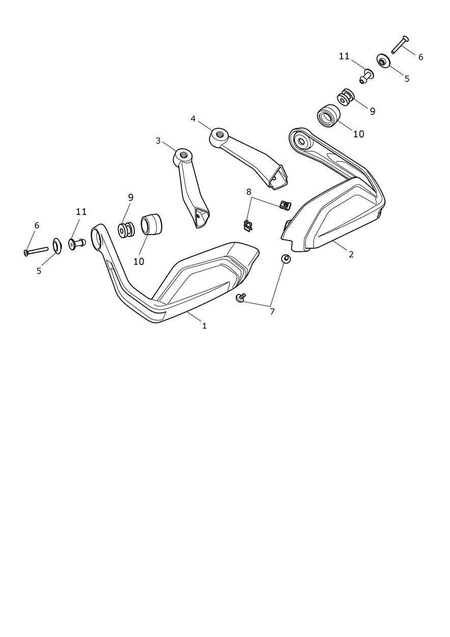 Handguards exploded diagram