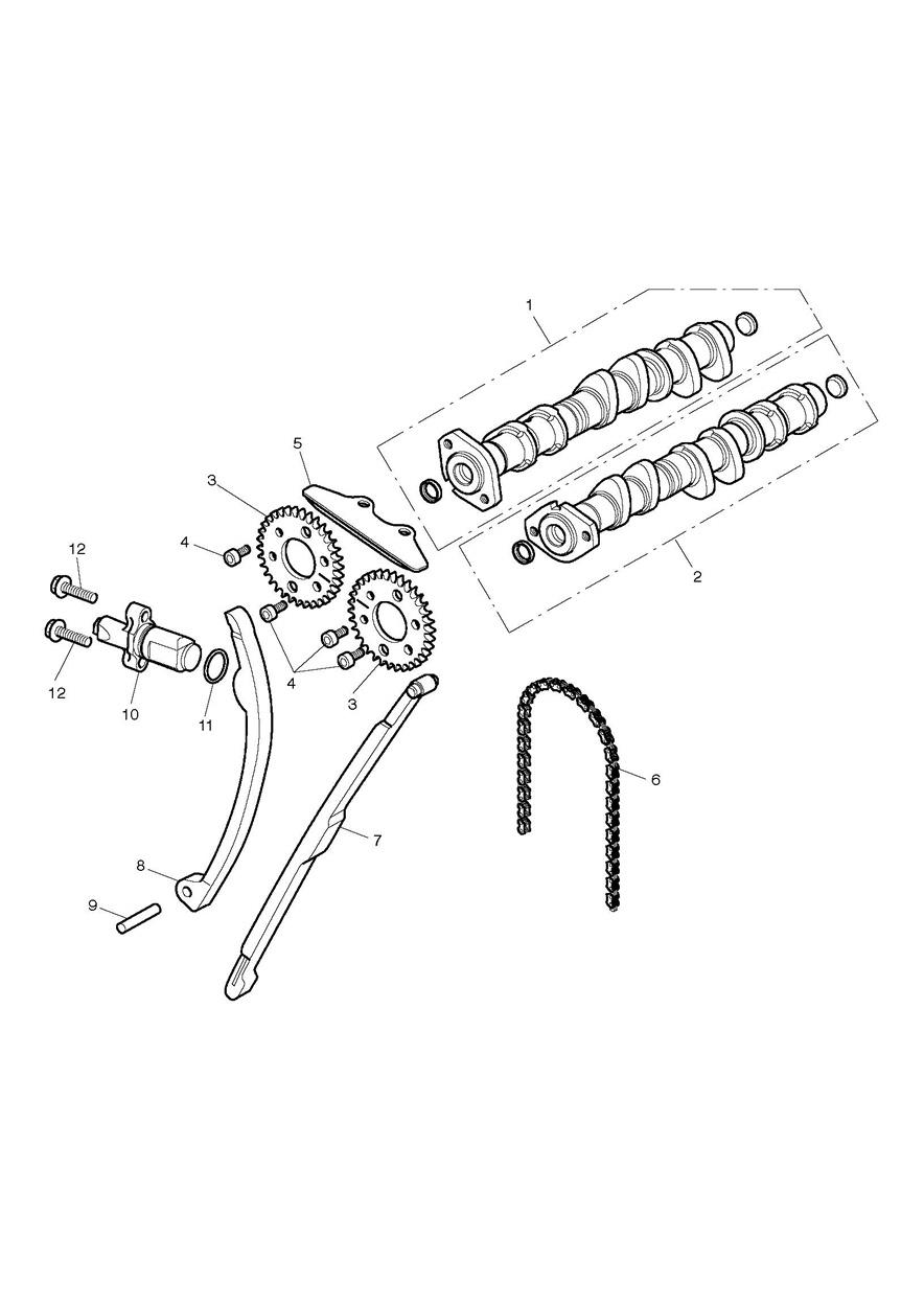 Camshaft & Camshaft Drive exploded diagram