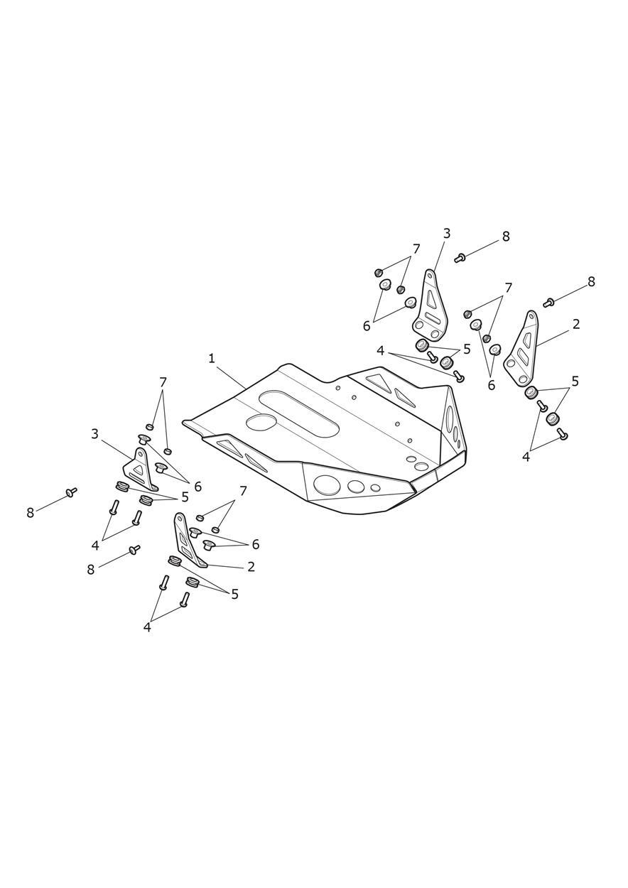 Sumpguard exploded diagram