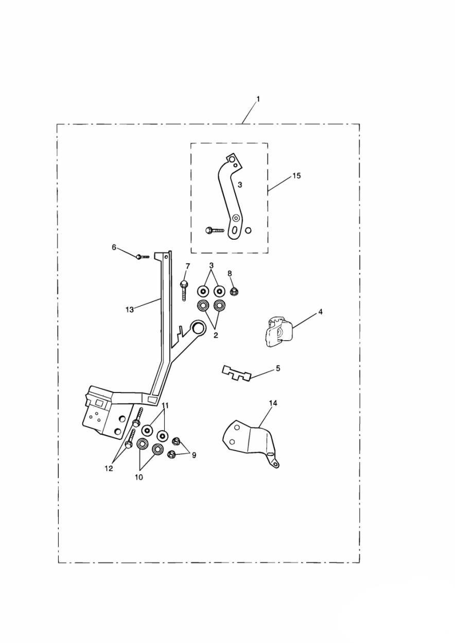 Pannier Rail, RH, Sub Assy exploded diagram
