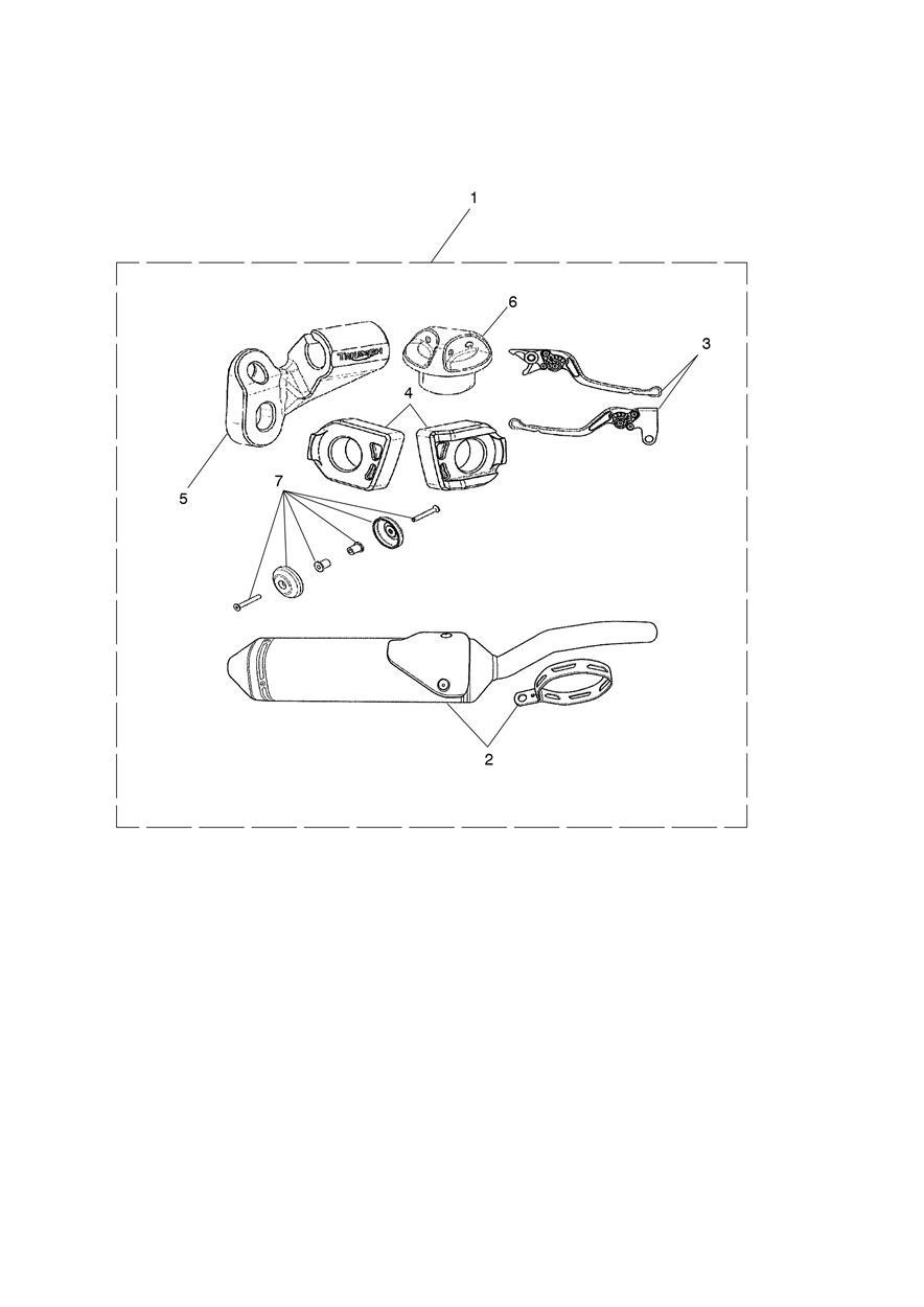 Sport Pack exploded diagram