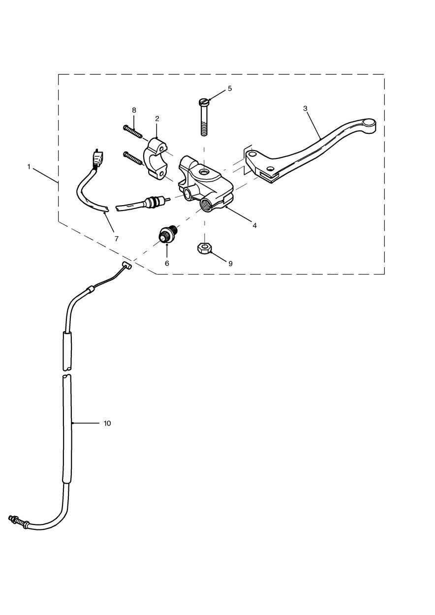Control Cables exploded diagram
