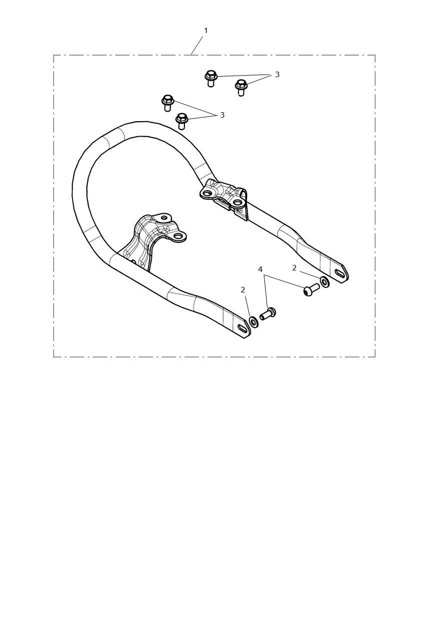 Grab Rail Kit, Black exploded diagram