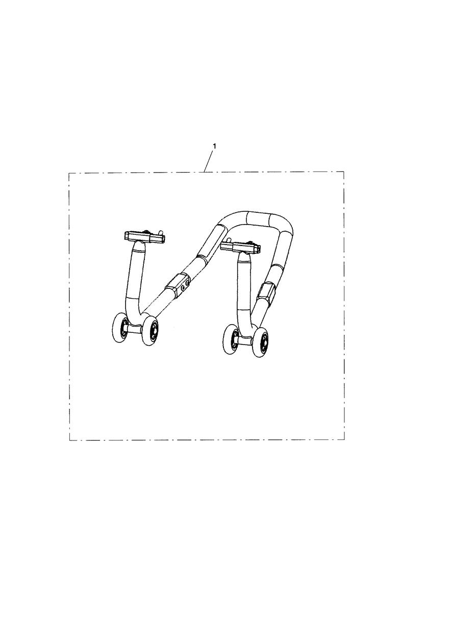 Paddock Stand, Front exploded diagram