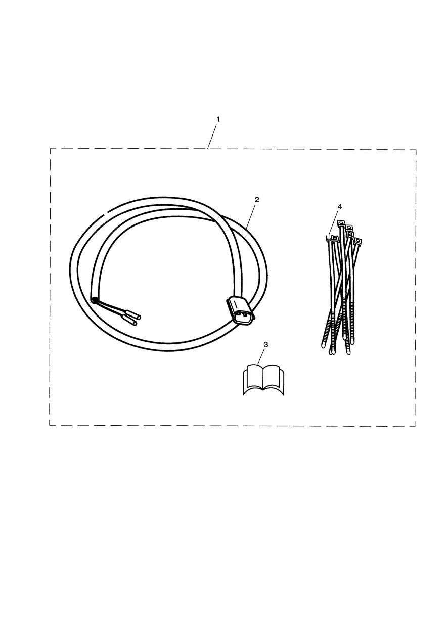 GPS Connector Kit exploded diagram