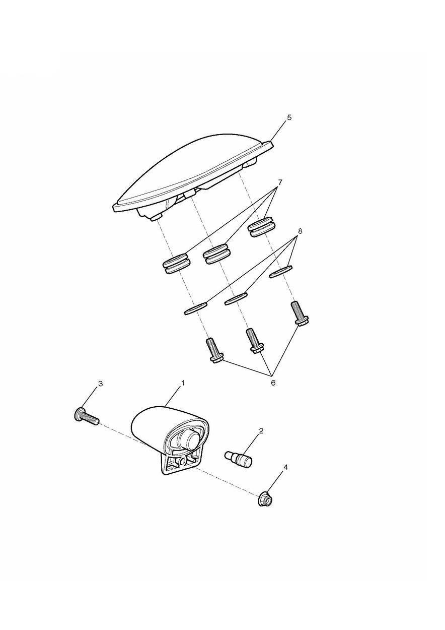 Rear Light exploded diagram