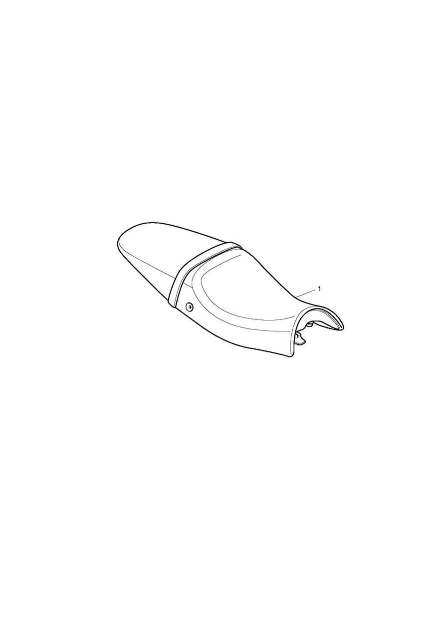 Gel Seat, Twin exploded diagram