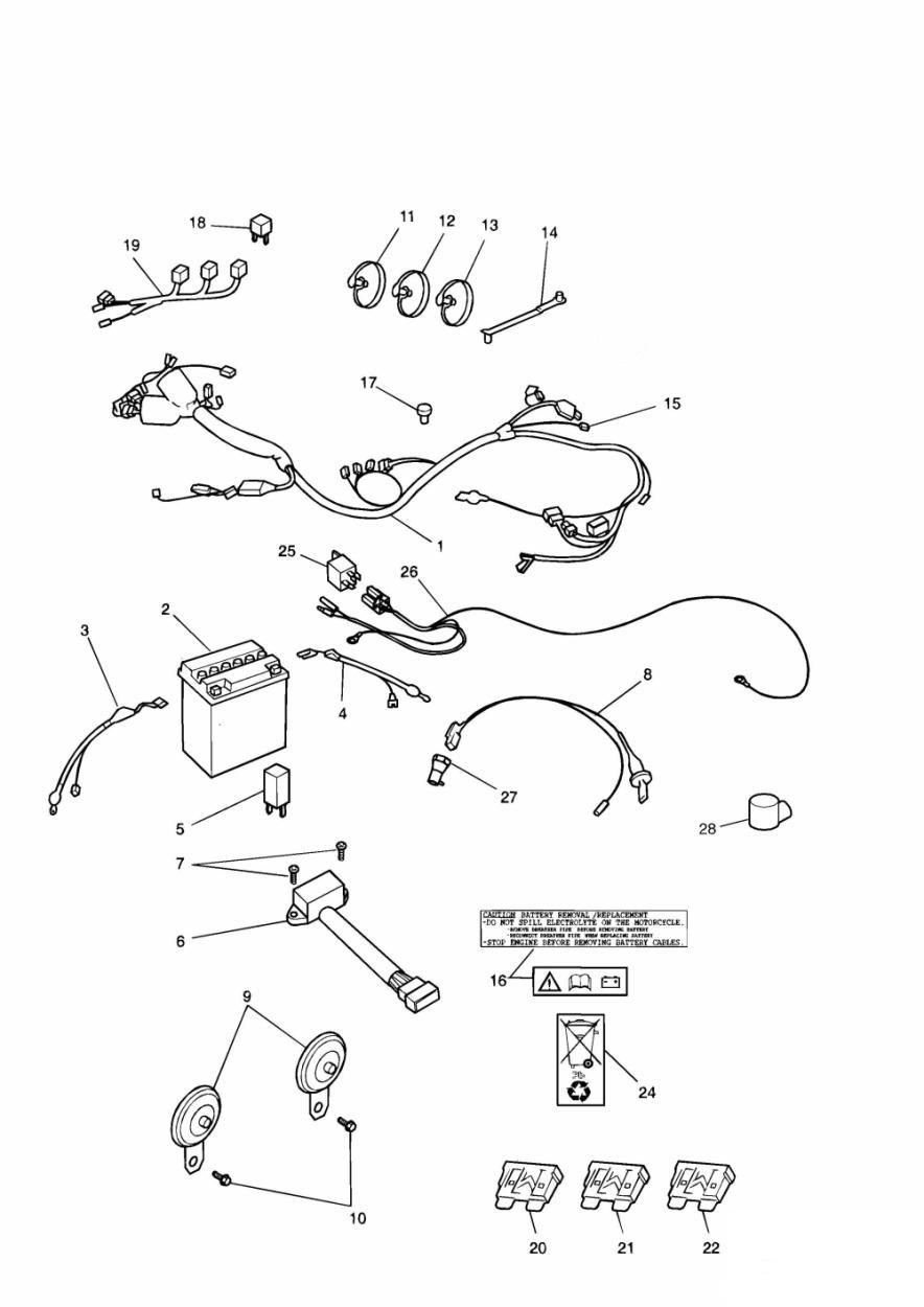 Electrical Equipment exploded diagram