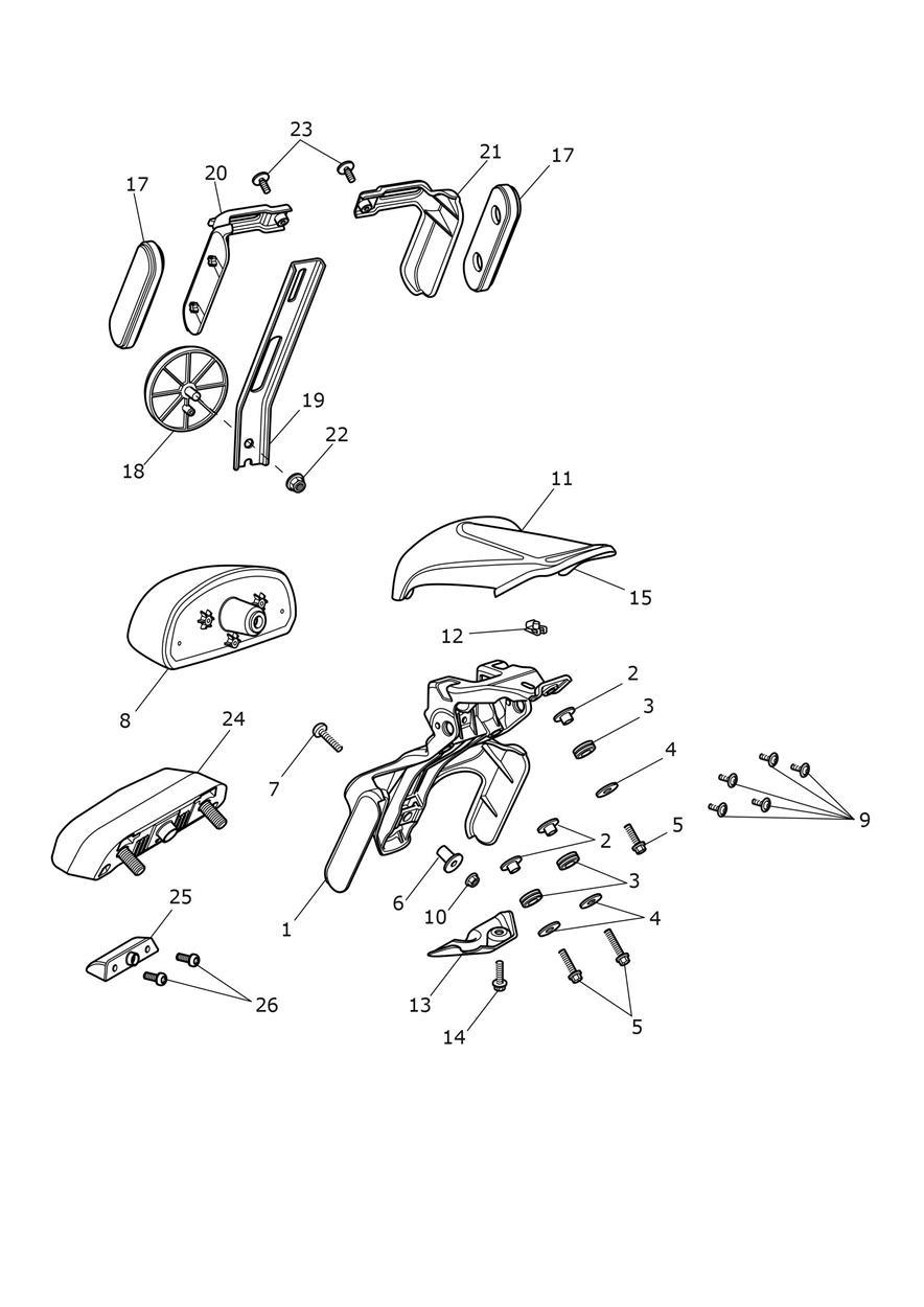 Rear Light exploded diagram