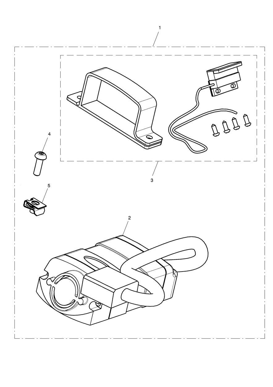 Alarm Kit, S4 exploded diagram