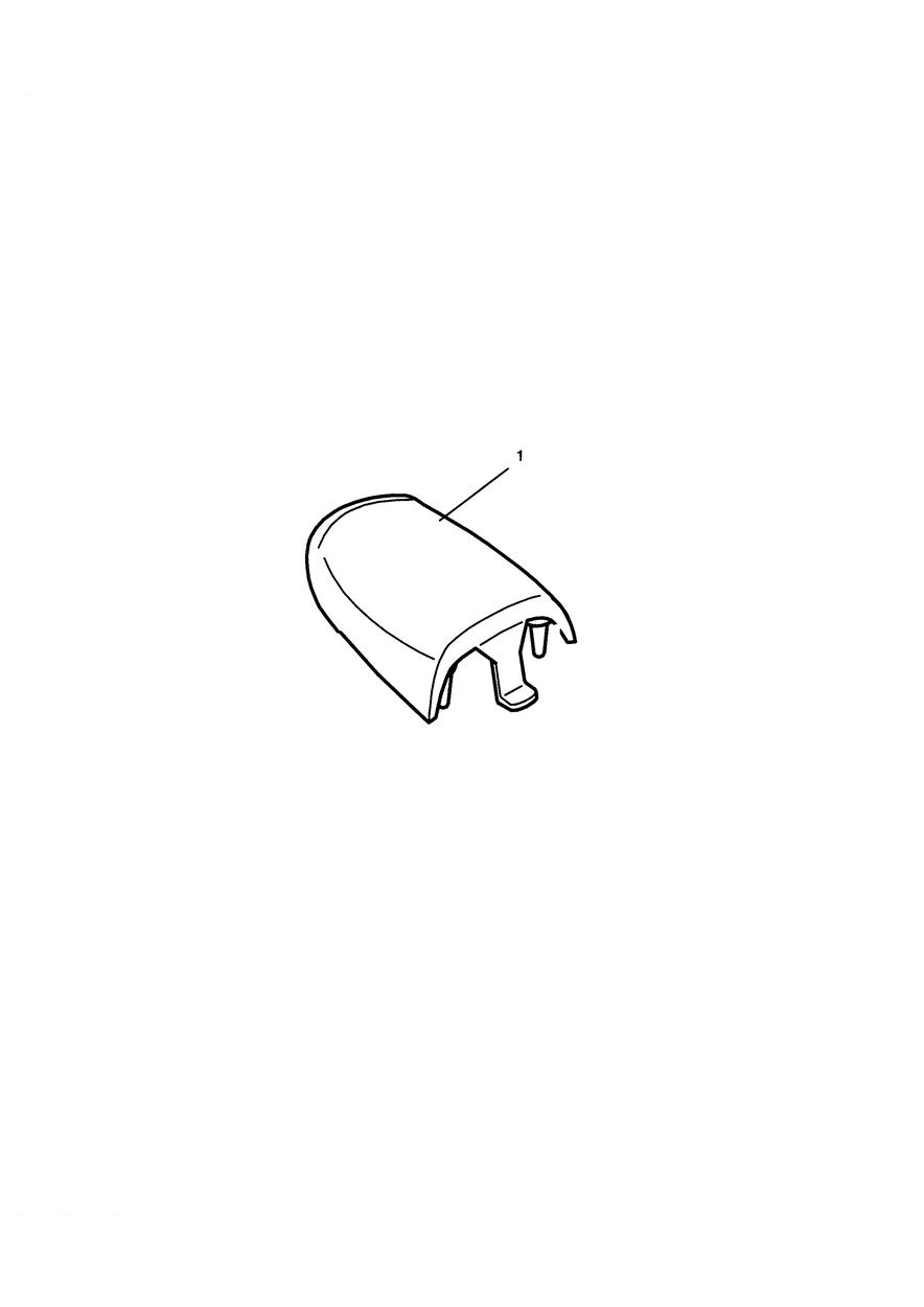 Gel Seat Front exploded diagram