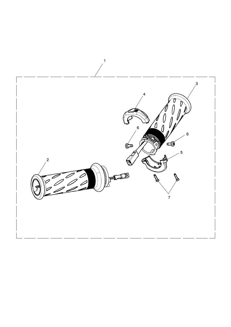 Heated Grip Kit exploded diagram